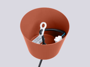 Miniaturka 8 - Lampa wisząca BIRNO ochra czerwona