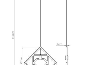Miniaturka 9 - Lampa wisząca CARRA