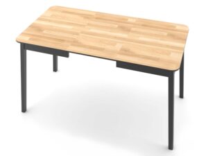 Miniaturka 6 - Stół jadalniany prostokątny dąb sonoma na grafitowych metalowych nogach