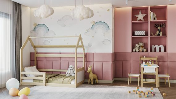 Miniaturka 3 - Łóżko domek dla dziecka Simba 1608 białe