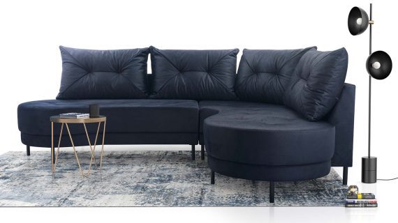 Miniaturka 8 - Kanapa Loftowa Wolnostojąca Sprężyny Faliste Belluva