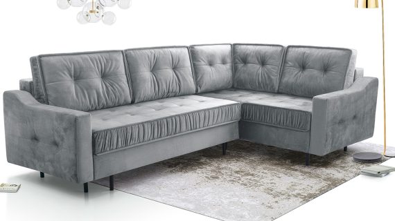 Miniaturka 25 - Kanapa Loftowa Sprężyny Faliste Rozkładana Tulano