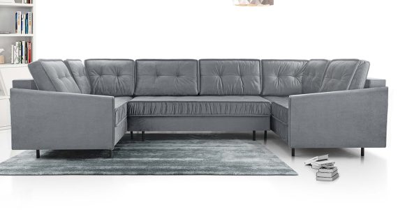 Miniaturka 17 - Narożnik Loftowy Rozkładany Z Pojemnikiem Flawka U