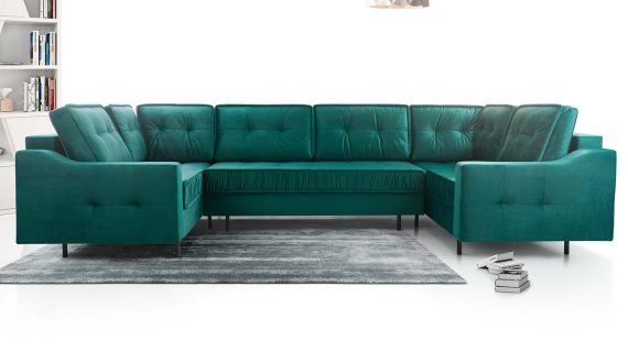 Miniaturka 16 - Narożnik Loftowy Z Pojemnikiem Rozkładany Tulano U