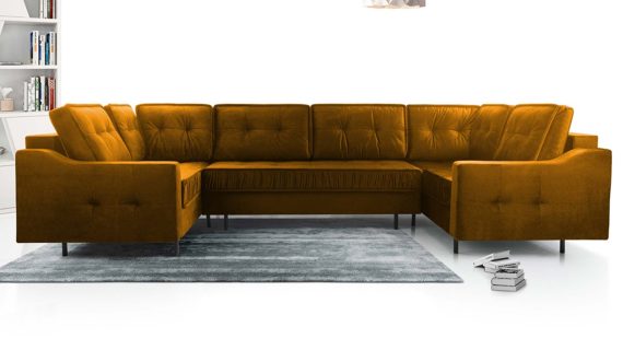 Miniaturka 20 - Narożnik Loftowy Z Pojemnikiem Rozkładany Tulano U