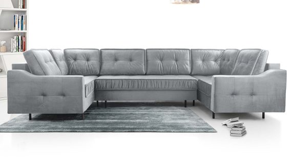 Miniaturka 18 - Narożnik Loftowy Z Pojemnikiem Rozkładany Tulano U