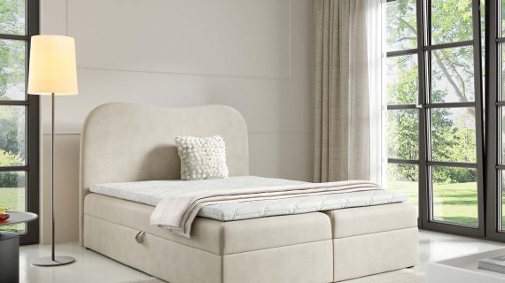 Miniaturka 16 - Nowoczesne łóżko z pojemnikiem Neo lux