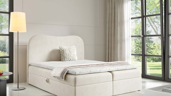 Miniaturka 12 - Nowoczesne łóżko z pojemnikiem Neo lux