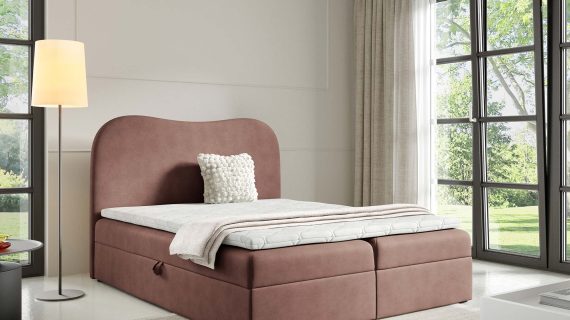 Miniaturka 19 - Nowoczesne łóżko z pojemnikiem Neo lux