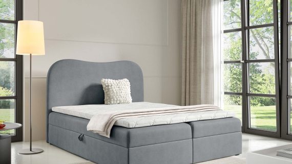 Miniaturka 15 - Nowoczesne łóżko z pojemnikiem Neo lux