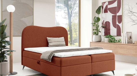 Miniaturka 12 - Loftowe łóżko z pojemnikiem automat sprężynowy Neo