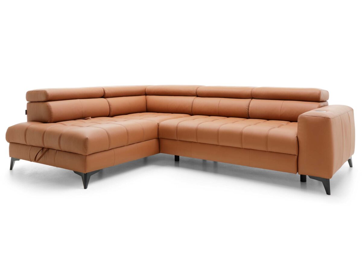 Narożnik z elektrycznym wysuwem Baggio