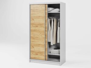 Miniaturka 1 - Pojemna szafa przesuwna z lustrem Kerem