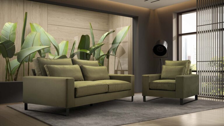 Salon zestaw sofa i fotel