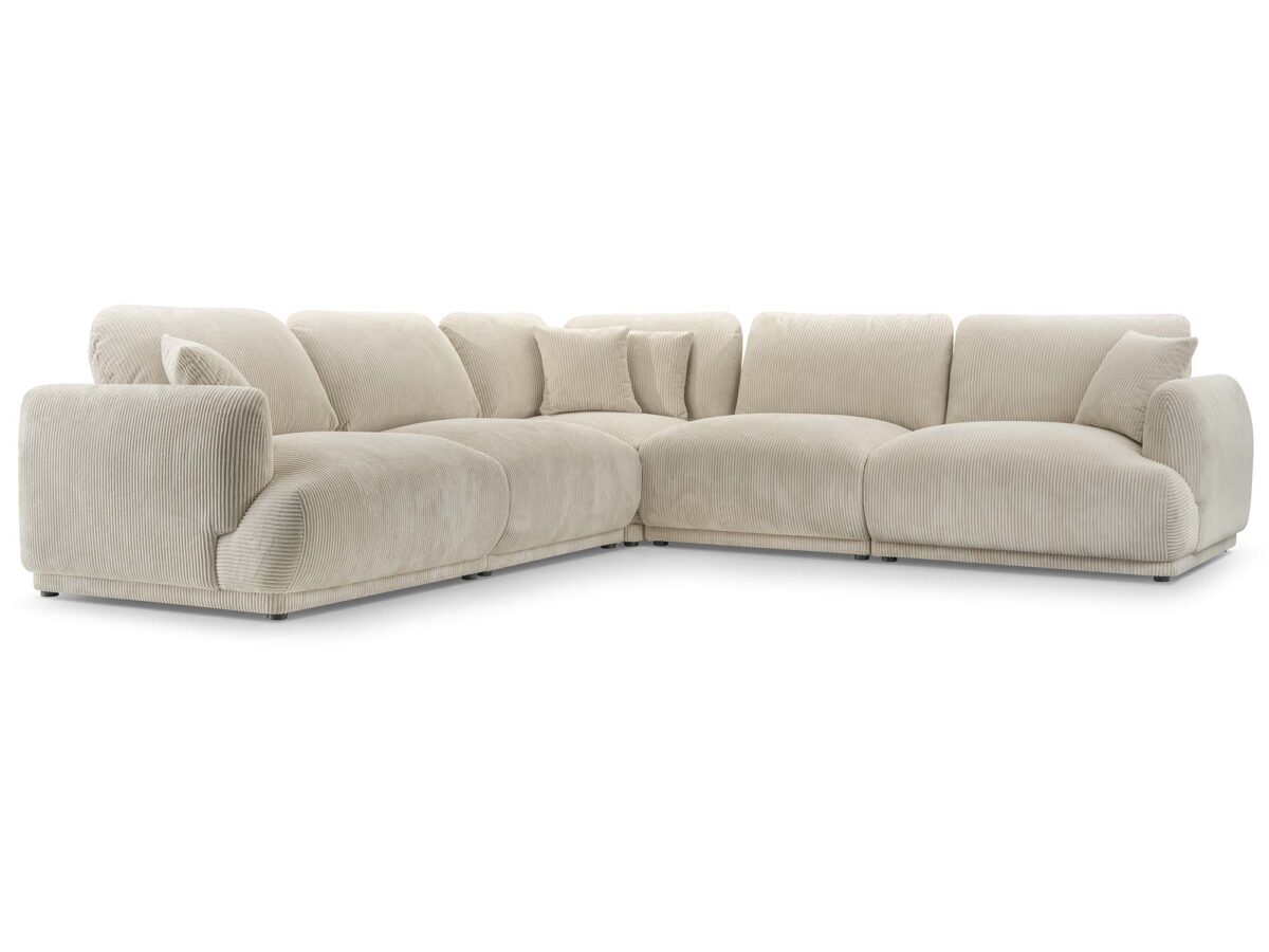 Kanapa Nowoczesna Sprężyny Faliste Wolnostojąca Lazza