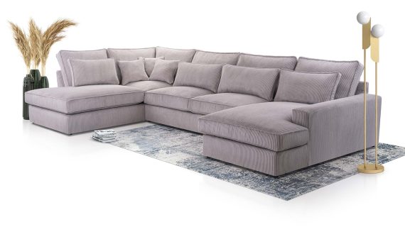 Miniaturka 13 - Narożnik Nowoczesny Sprężyny Faliste Lunoon U