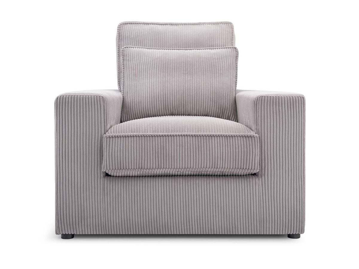 Nowoczesny Fotel Tapicerowany Sztruksowy