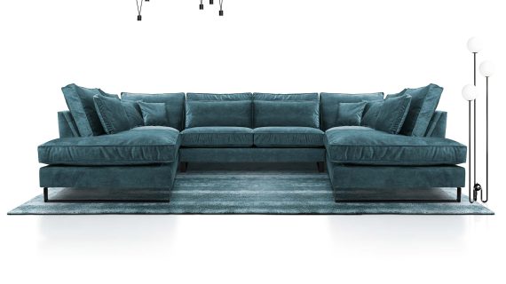 Miniaturka 5 - Kanapa Loftowa Sprężyny Faliste Velluto