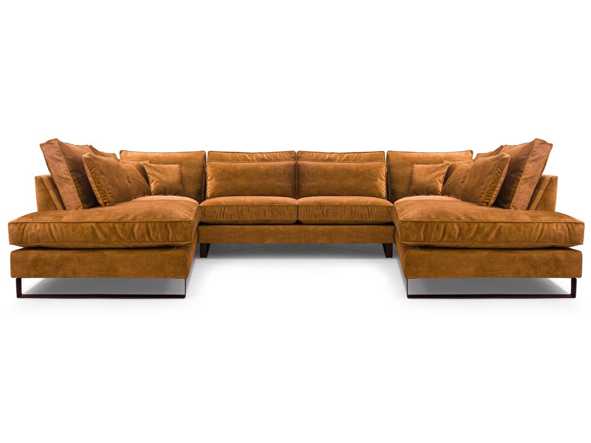 Kanapa Loftowa Sprężyny Faliste Velluto