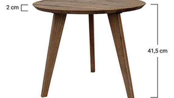 Miniaturka 13 - Klasyczny nowoczesny dębowy stolik tabacco Basic