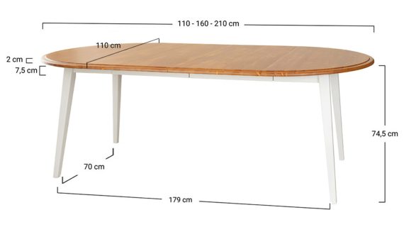 Miniaturka 3 - Praktyczny klasyczny sosnowy stół Ingrid