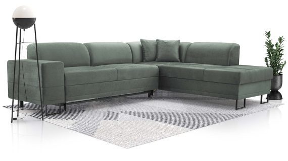 Miniaturka 11 - Kanapa Loftowa Sprężyny Faliste Rozkładana Zolya