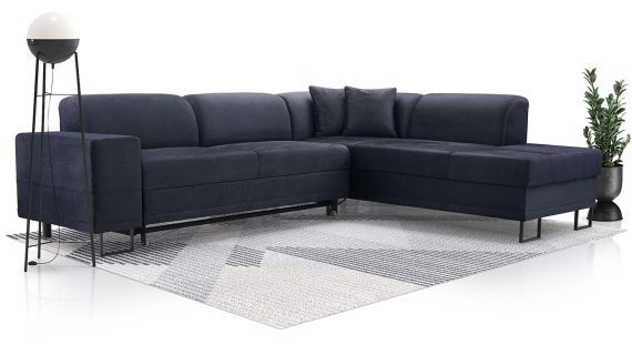 Miniaturka 9 - Kanapa Loftowa Sprężyny Faliste Rozkładana Zolya