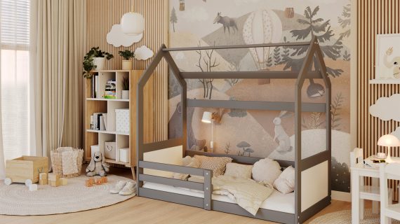 Miniaturka 4 - Łóżko domek dla dziecka Simba 1608 białe