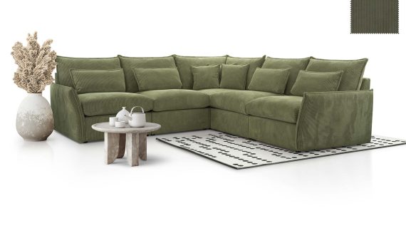 Miniaturka 9 - Kanapa Nowoczesna Sprężyny Faliste Zenzo