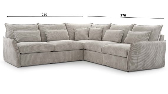 Miniaturka 12 - Kanapa Nowoczesna Sprężyny Faliste Zenzo