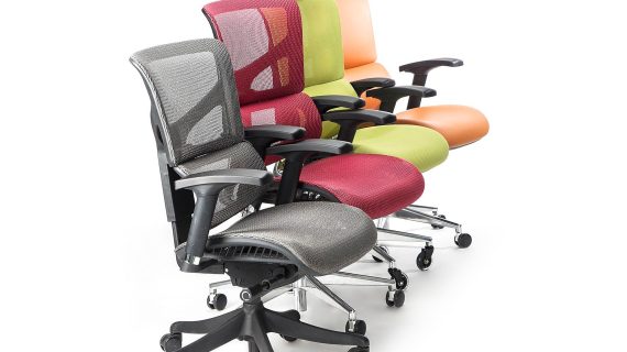 Miniaturka 4 - Ergonomiczny Fotel ERGOFLY SAIL T-02 Red