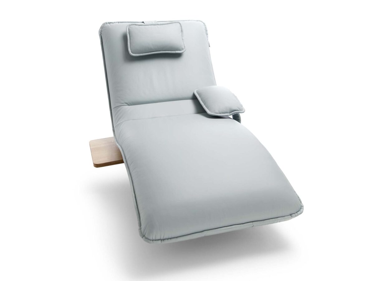 Szezlong obrotowy z półką Evo