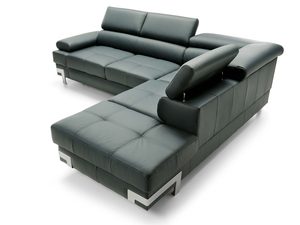 Miniaturka 9 - Narożnik butelkowa zieleń z podłokietnikiem regulowanym widok z góry