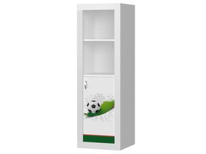 Miniaturka 3 - Regał dziecięcy biały z motywem piłki nożnej perspektywa