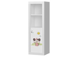 Miniaturka 5 - Biały regał dziecięcy z motywem myszki dziewczynki perspektywa