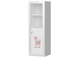 Miniaturka 7 - Biały regał dziecięcy z motywem sarenki z koroną perspektywa