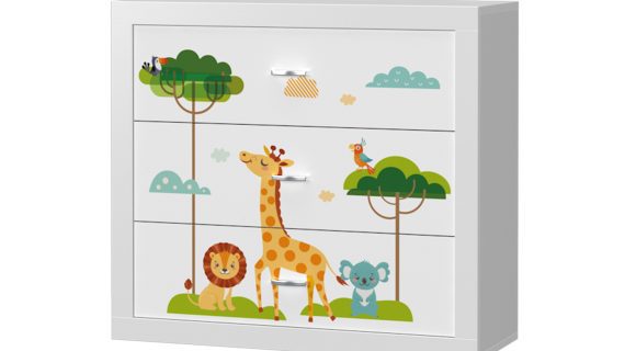 Miniaturka 8 - Komoda Leo grafika dziecięca z nadrukiem bajkowym