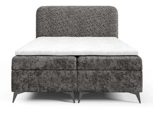 Miniaturka 9 - Tapicerowany narożnik szary pełna sylwetka z przodu