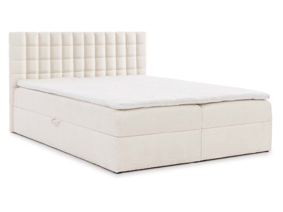 Nowoczesne łóżko z pojemnikiem automat sprężynowy Centella