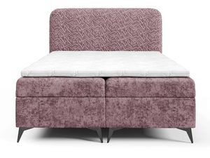 Miniaturka 17 - Kontynentalne łóżko wrzosowe z dekoracyjnym wzorem na zagłówku