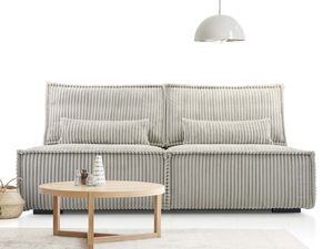 Miniaturka 10 - Szara sofa sztruksowa w aranżacji z lampą wiszącą i stolikiem kawowym