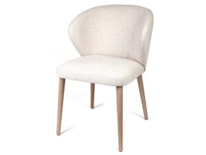 Miniaturka 1 - Skandynawskie dębowe krzesło tapicerowane Loma 3