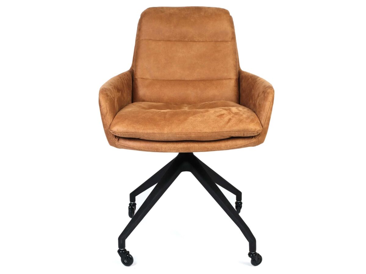 Nowoczesny fotel obrotowy 360° tapicerowany Balea 2