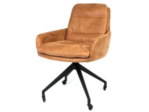 Miniaturka 1 - Nowoczesny fotel obrotowy 360° tapicerowany Balea 2