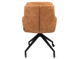 Miniaturka 3 - Nowoczesny fotel obrotowy 360° tapicerowany Balea 2