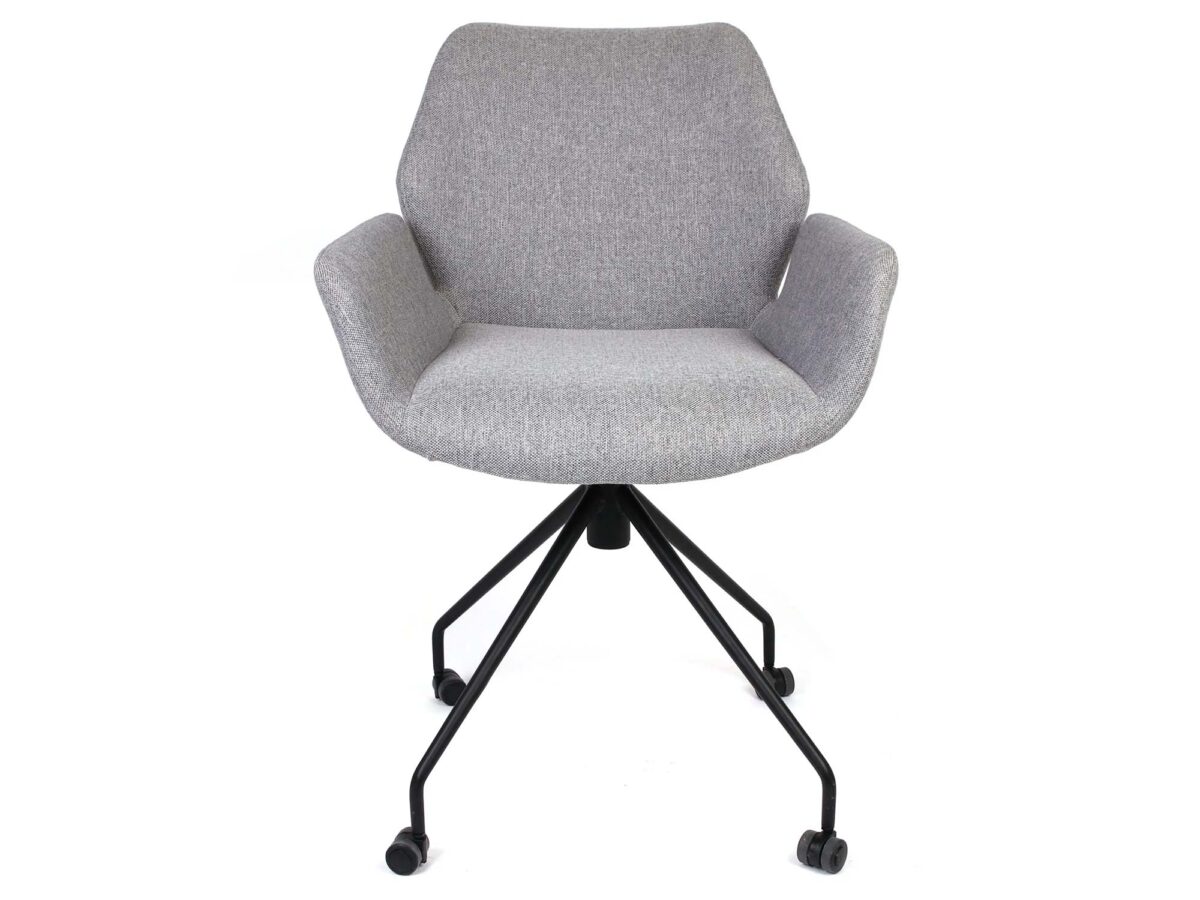 Loftowy fotel Holika ARMCHAIR 360 SWIVEL WHEELS