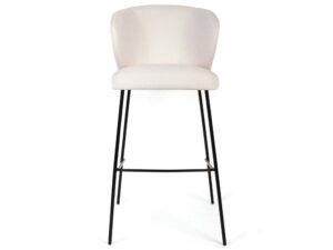 Miniaturka 3 - Krzesło ergonomiczne tapicerowane metalowe nogi Loma 4