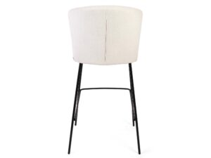 Miniaturka 6 - Krzesło ergonomiczne tapicerowane metalowe nogi Loma 4