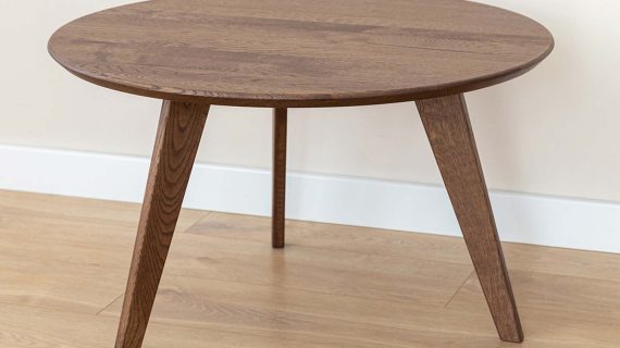 Miniaturka 4 - Klasyczny dębowy nowoczesny stolik Basic