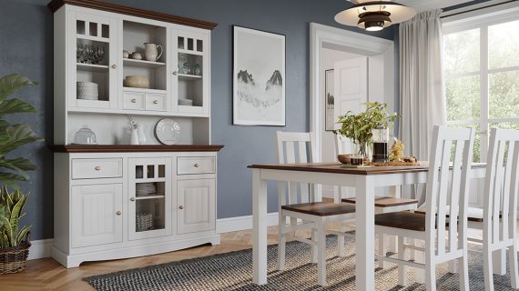 Miniaturka 2 - Klasyczny sosnowy nowoczesny stół Ingrid